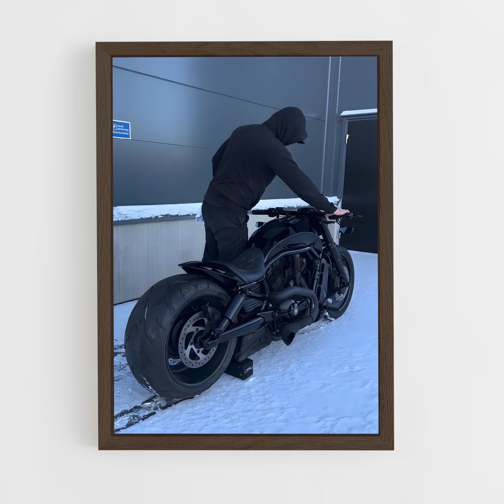 Poster L'ombre du Motard – affiche Harley-Davidson (vue 5)